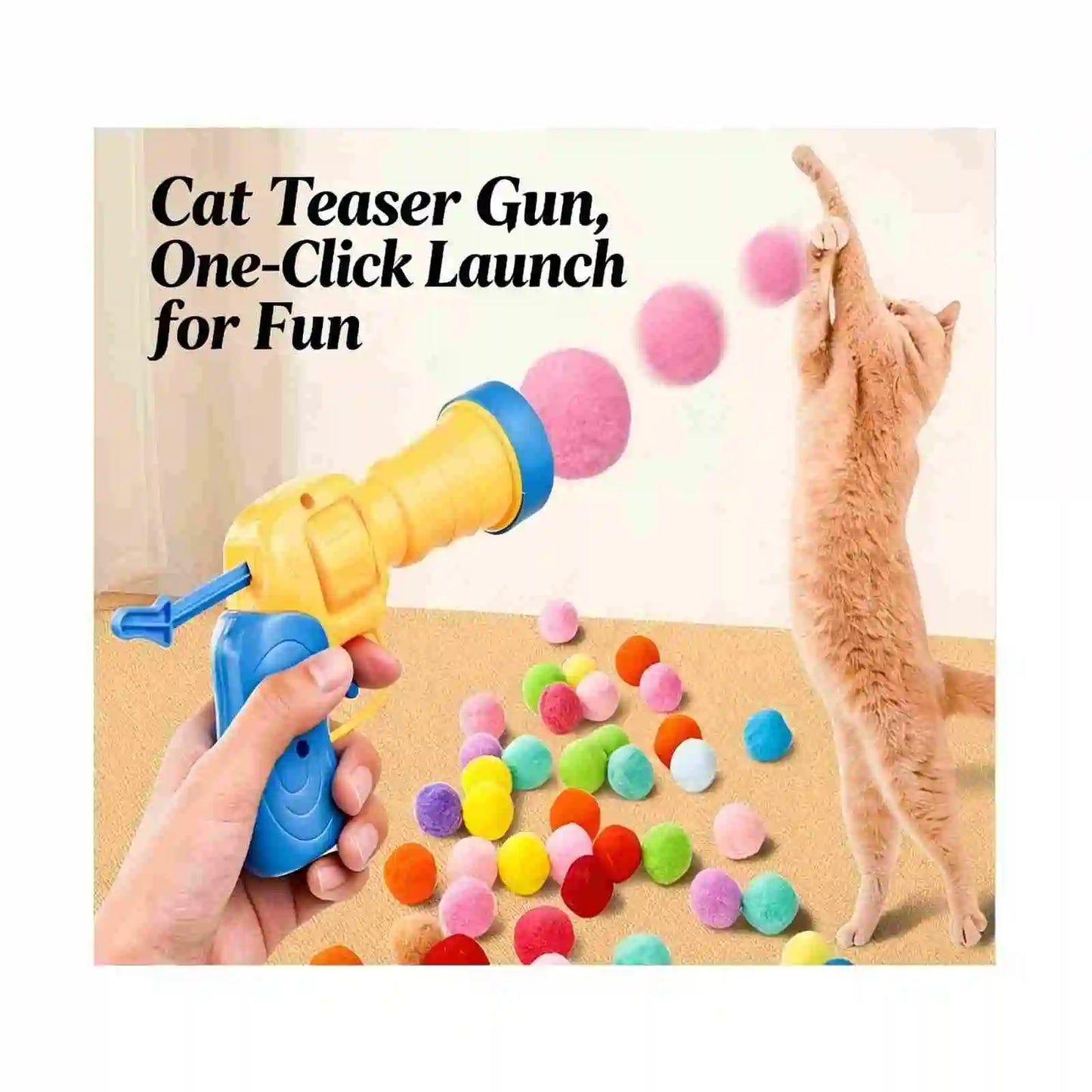 Fumoi 20 Pack Soft Plush Cat Toy Balls Interactive Balls
