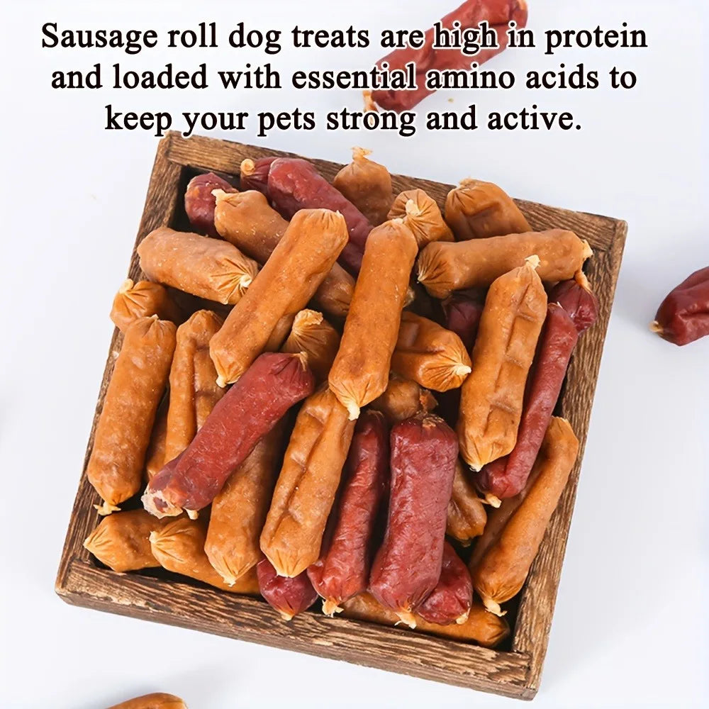 Helety Duck And Chicken Sausages For Dogs High Protein Training