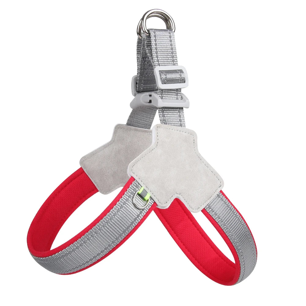 Adjustable Reflective Dog Harness Vest For Small To Large Dogs