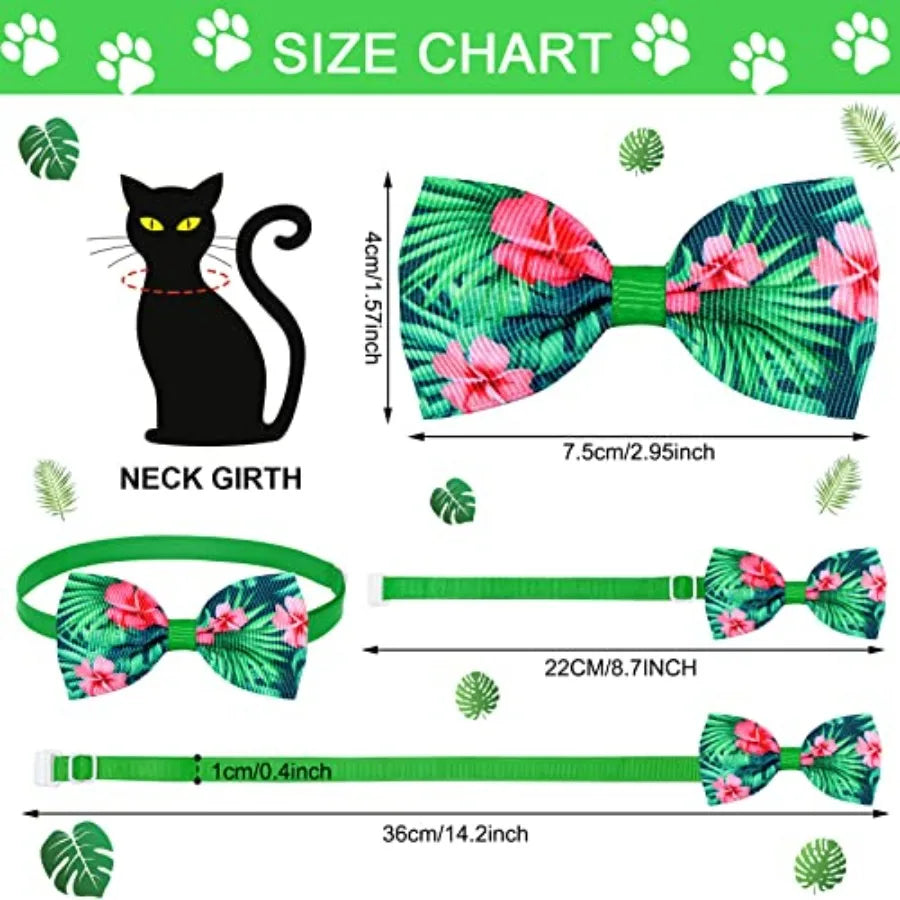 Adjustable Polyester Dog Bow Tie Collars Bulk For Grooming Pets