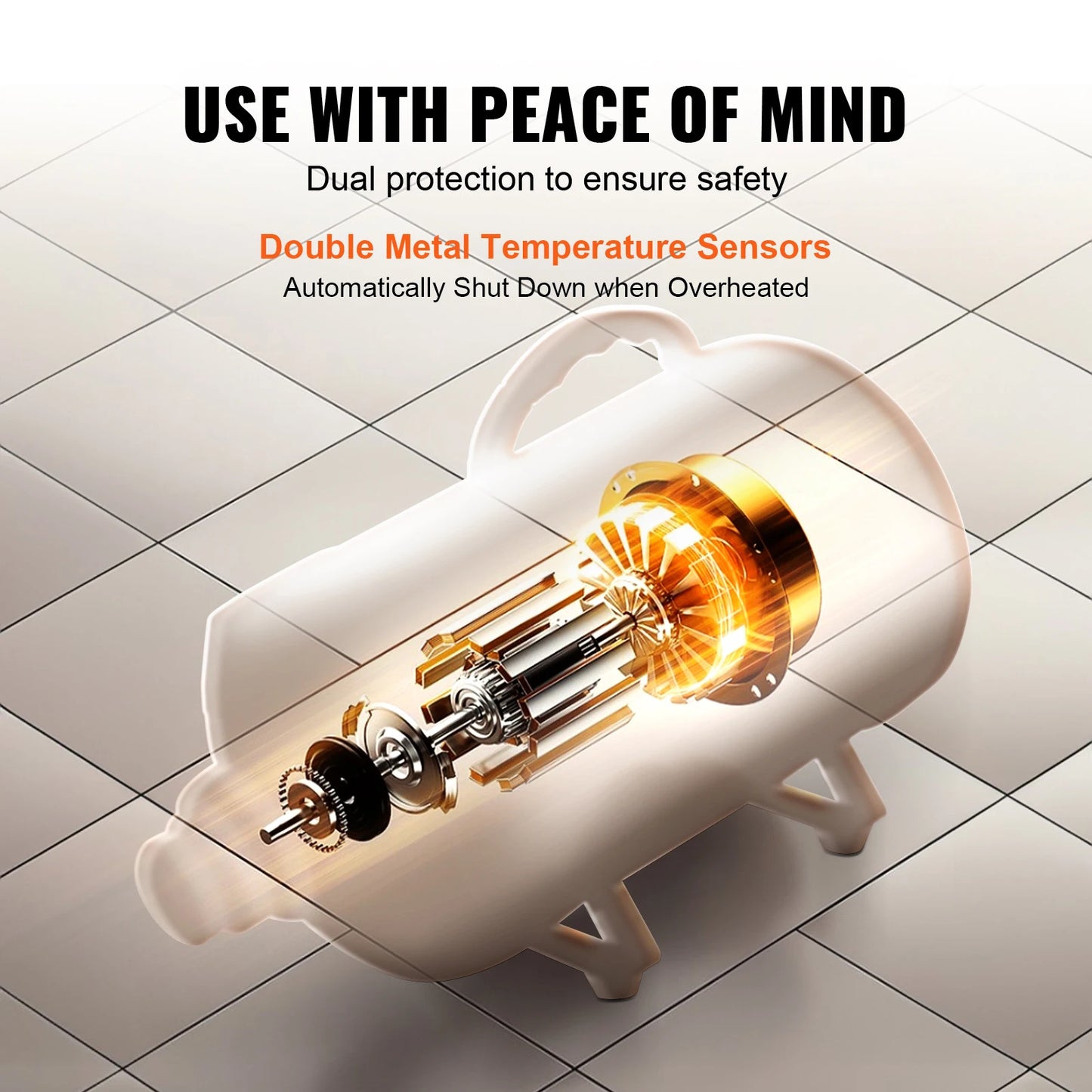 SucceBuy Dog Dryer With Adjustable Speed And Temperature Control