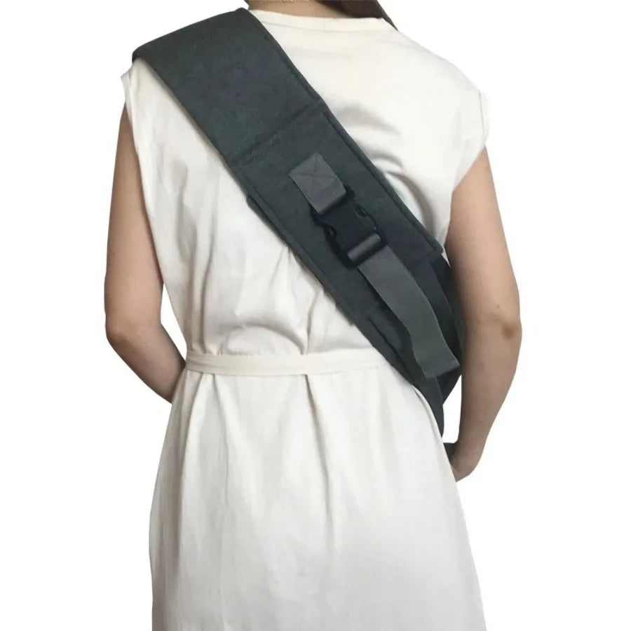 Adjustable Soft Knit Pet Sling Carrier Bag Hands Free Crossbody Breathable
