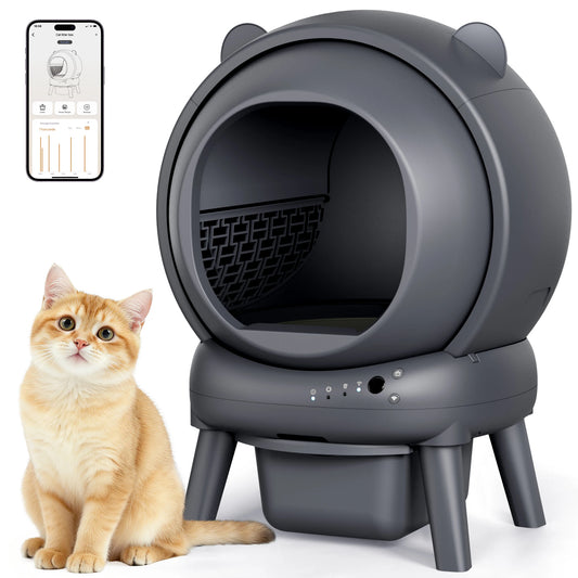 Cumridge Self-Cleaning Litter Box With Infrared Safety Sensors