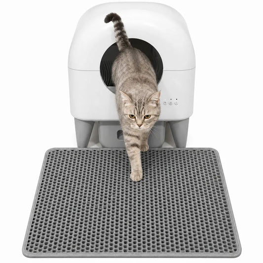 Waterproof Foldable EVA Cat Litter Mat Trapping Pad For Cats