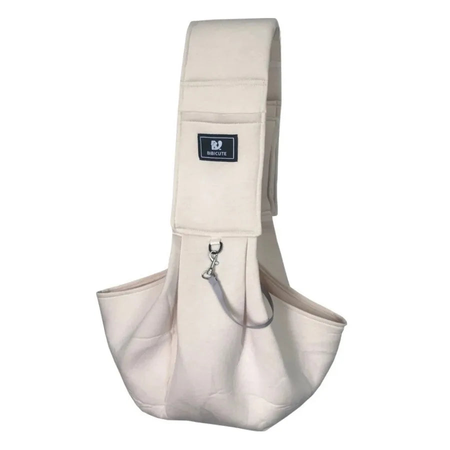 Adjustable Soft Knit Pet Sling Carrier Bag Hands Free Crossbody Breathable