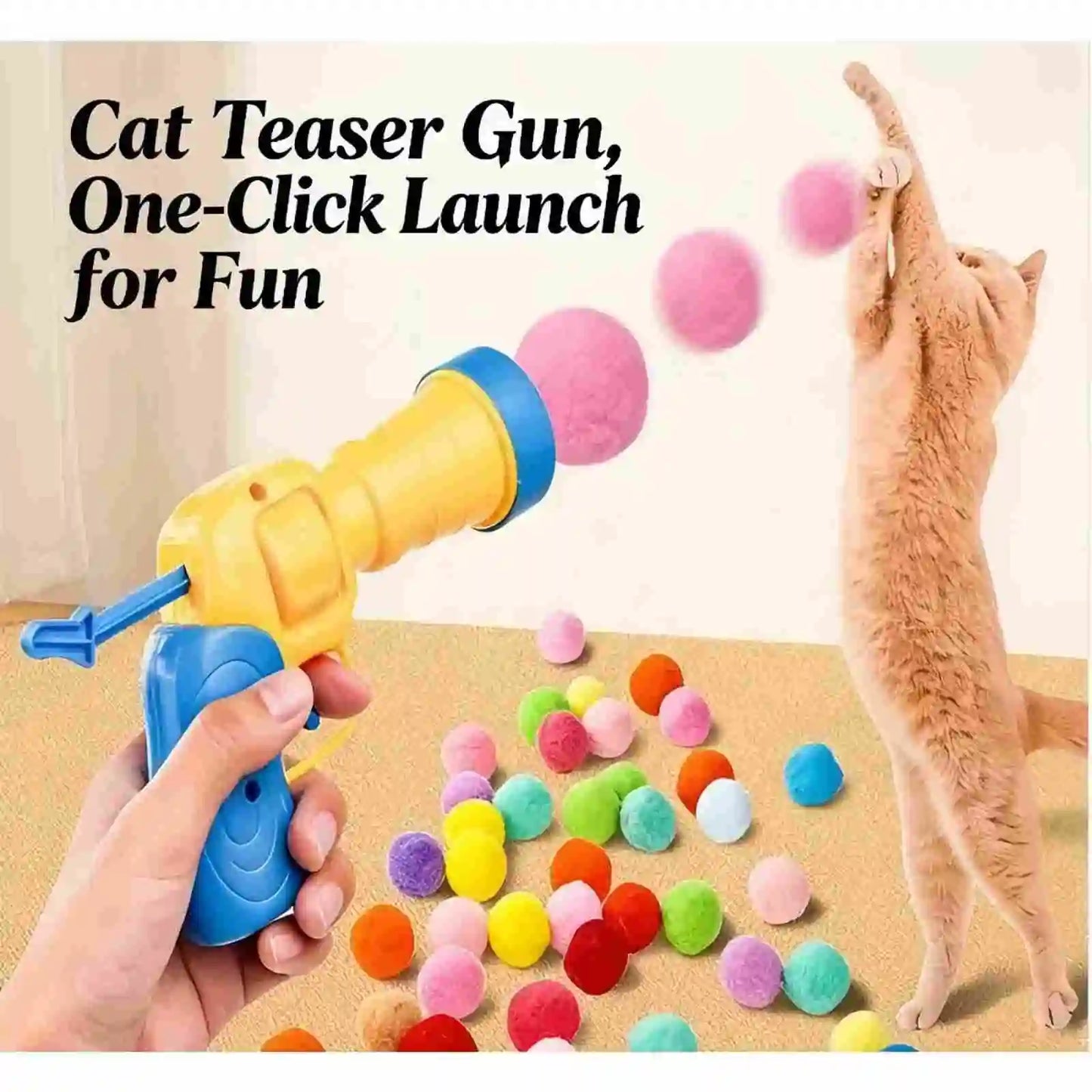 Fumoi 20 Pack Soft Plush Cat Toy Balls Interactive Balls