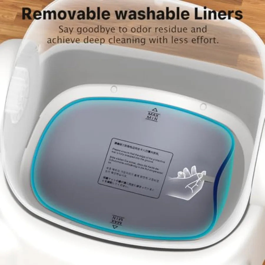 Automatic Self Cleaning Cat Litter Box for Multiple Cats with App Control