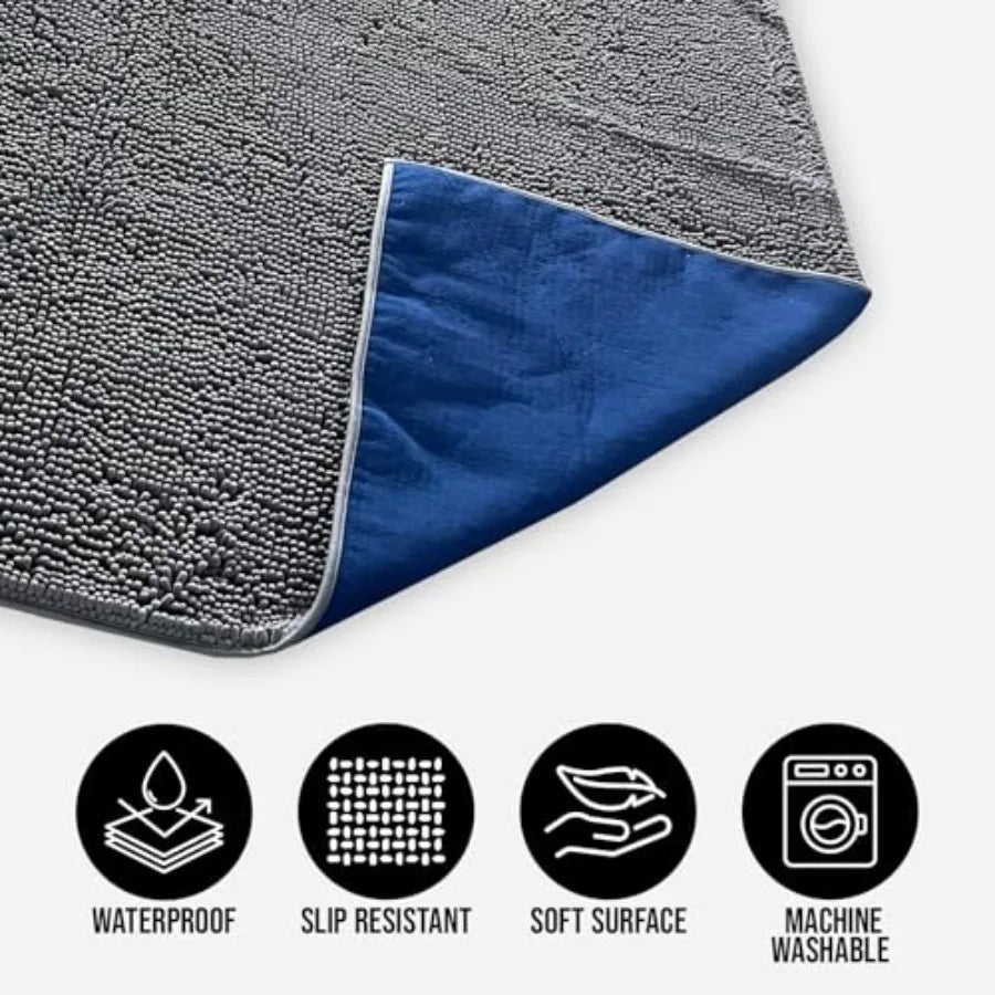 Chenille Dog Blanket With Water Absorption Anti Slip Durable