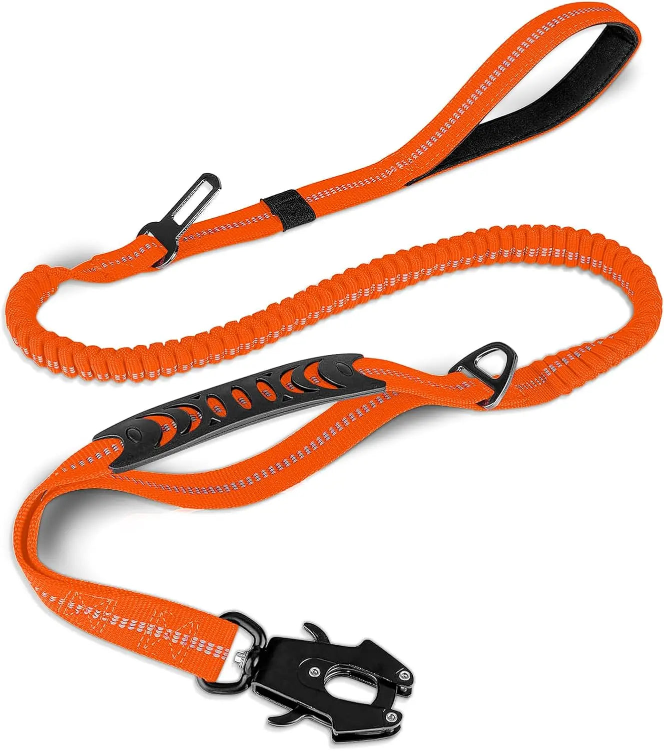 Reflective Shock Absorbing Leash for Large Dogs No Pull Tactical
