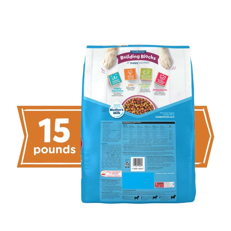 Purina Puppy Chow High Protein Dry Dog Food Beef Formula