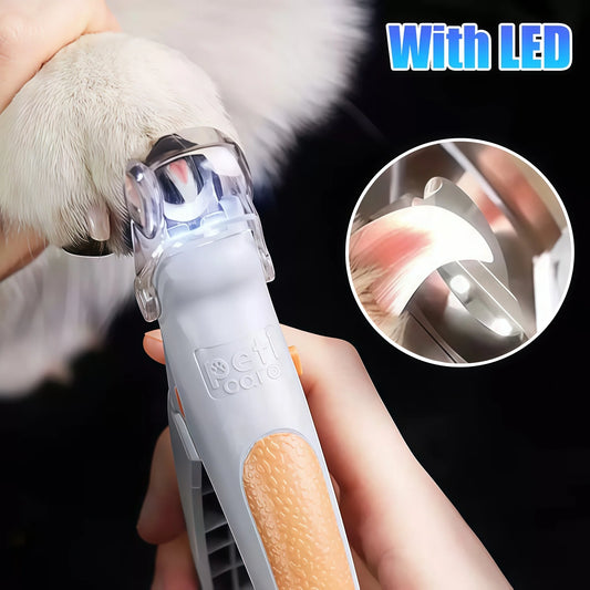 Pet Nail Clipper With LED Light And Magnifier For Pets