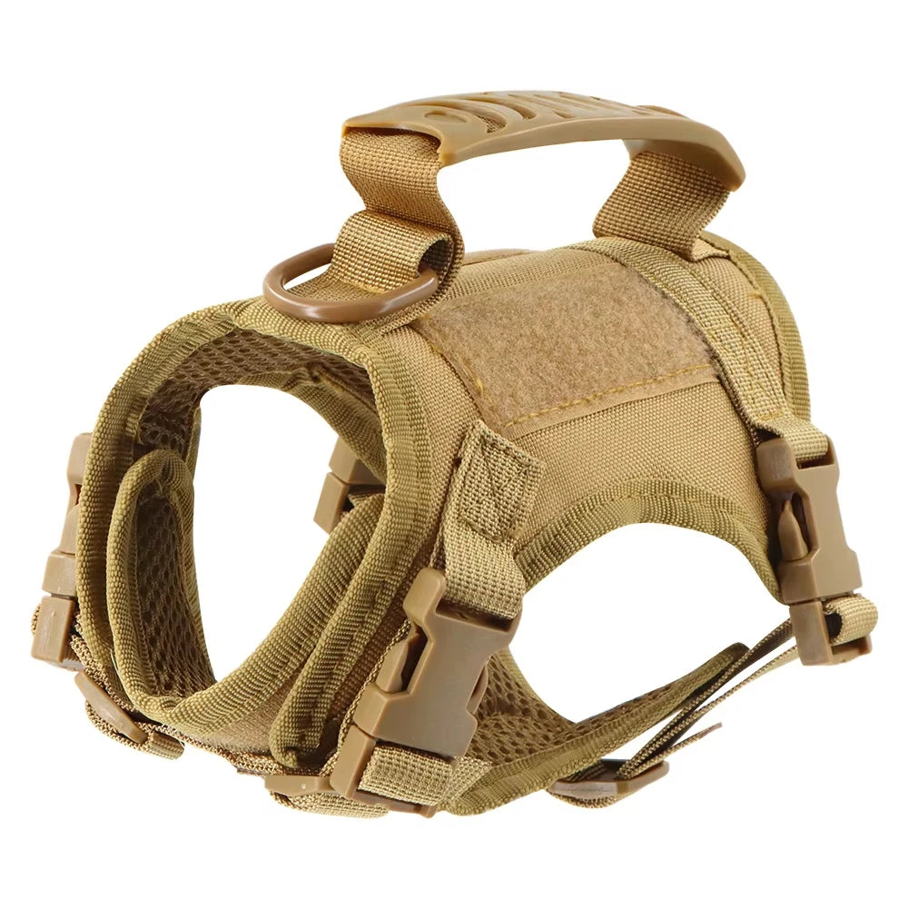 Cat Harness And Leash Set With Handle Adjustable Pet Vest