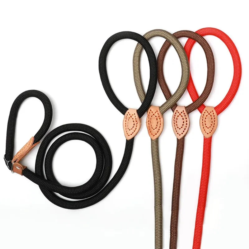 Nylon Dog Leash Heavy Duty Braided Training Lead For Dogs