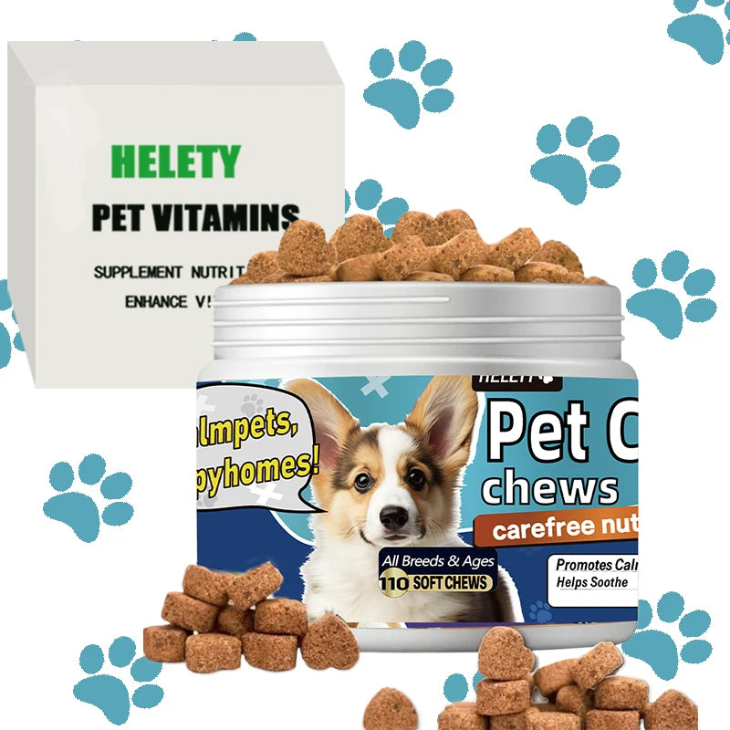 Calming Melatonin Chews for Dogs Stress Relief and Relaxation