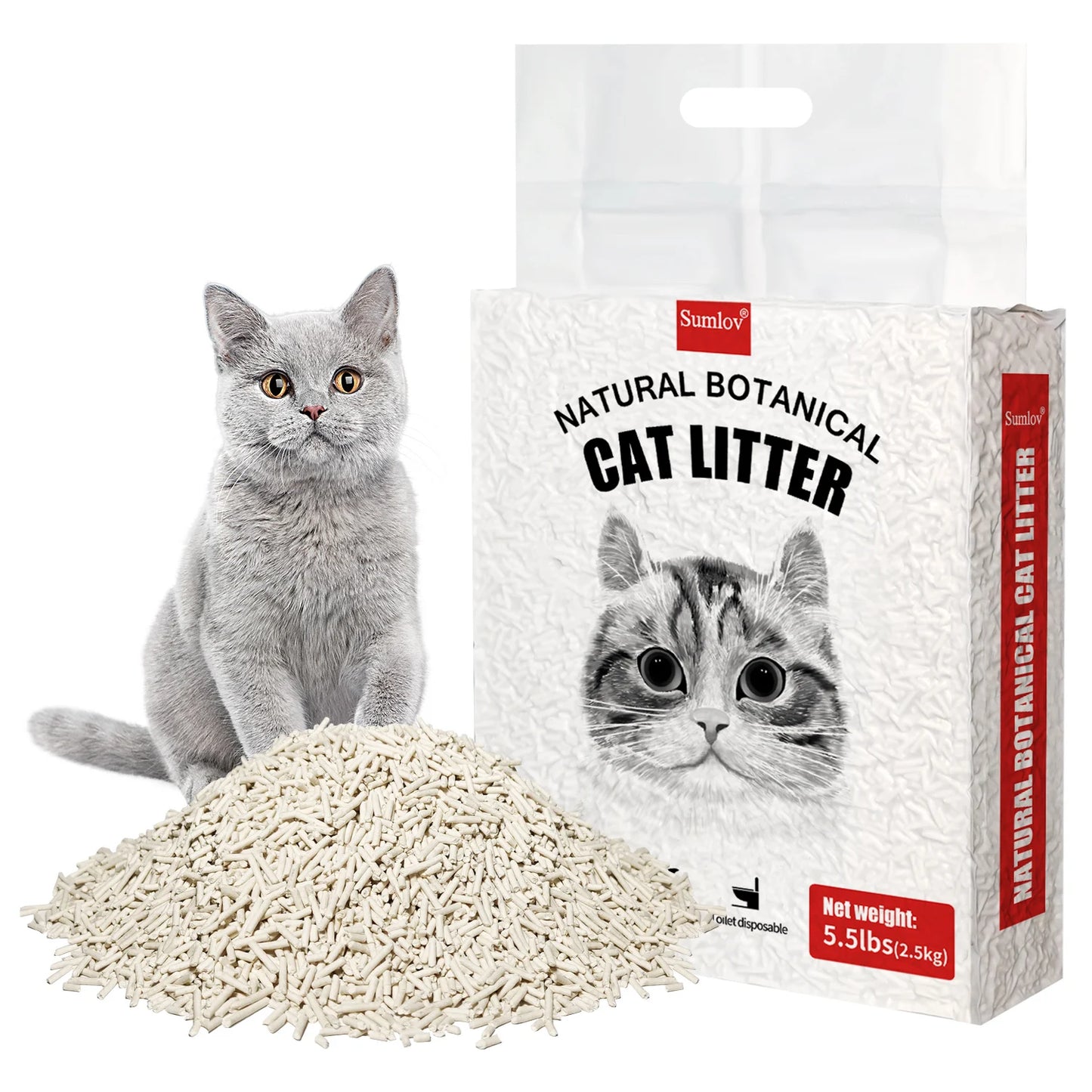Tofu Cat Litter Botanical Dust Free Quick Clumping Odor Control