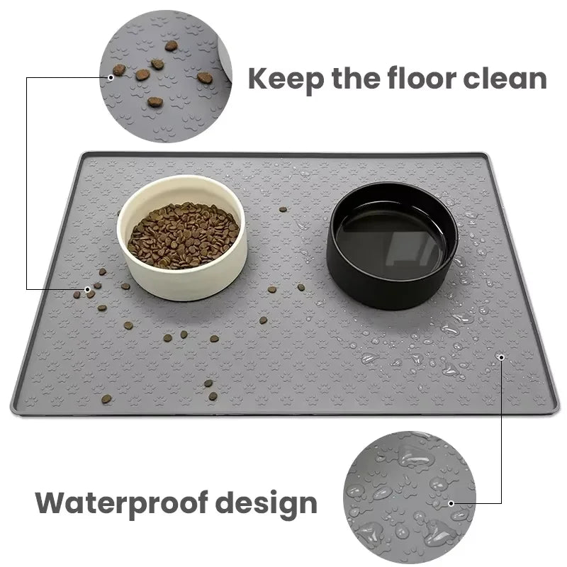 Raised Cat Feeder With Tilted 15 Degree Wood Stand Bowls