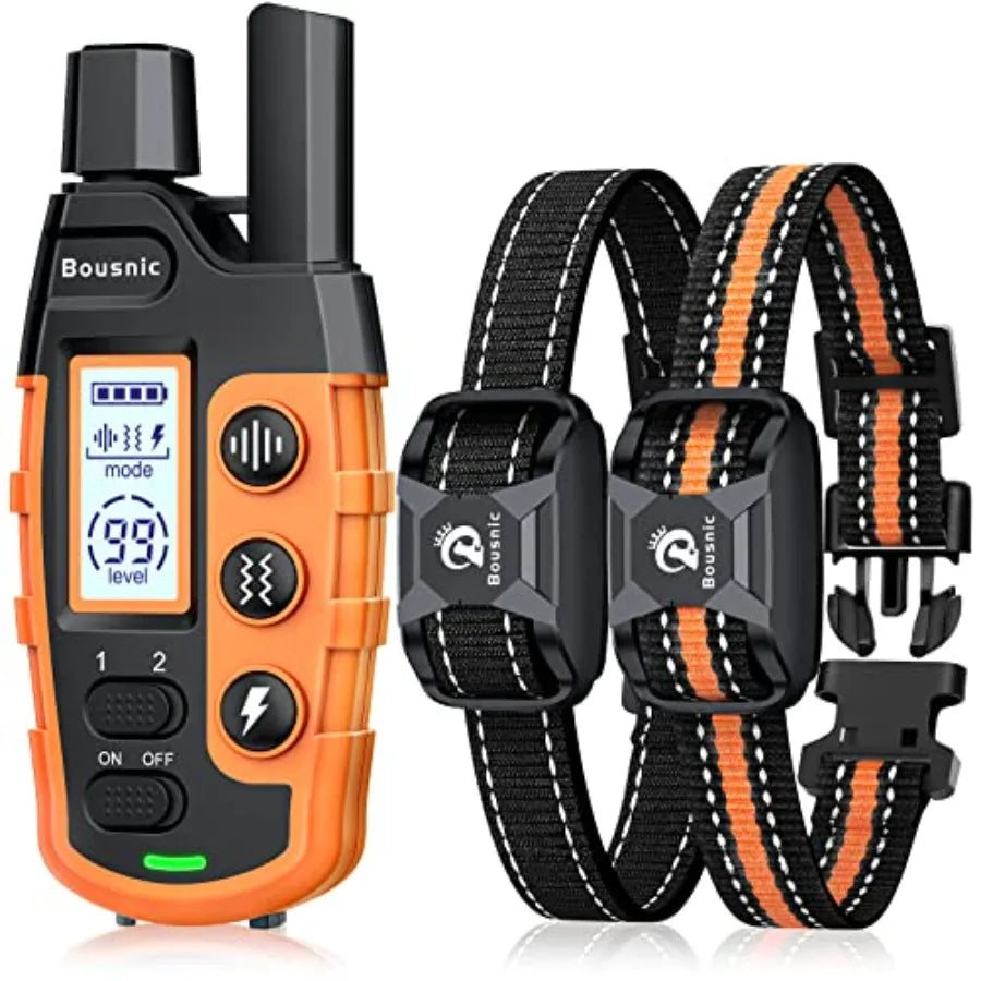 Dog Training Collar Waterproof Remote Beep Vibration Shock Modes