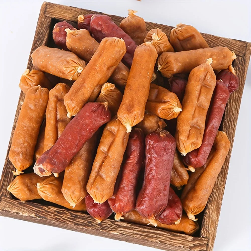 Helety Duck And Chicken Sausages For Dogs High Protein Training