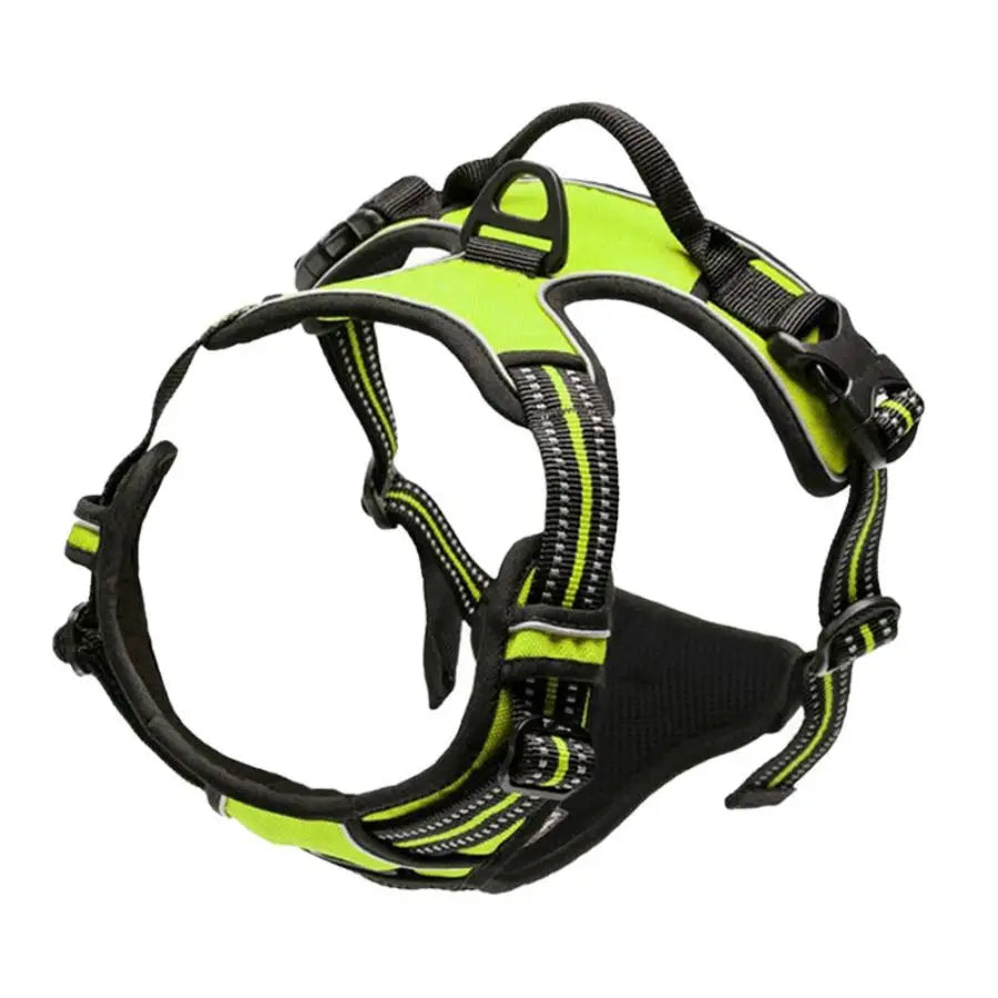 No Pull Dog Harness Front Clip Heavy Duty Reflective Easy Control Handle Walking