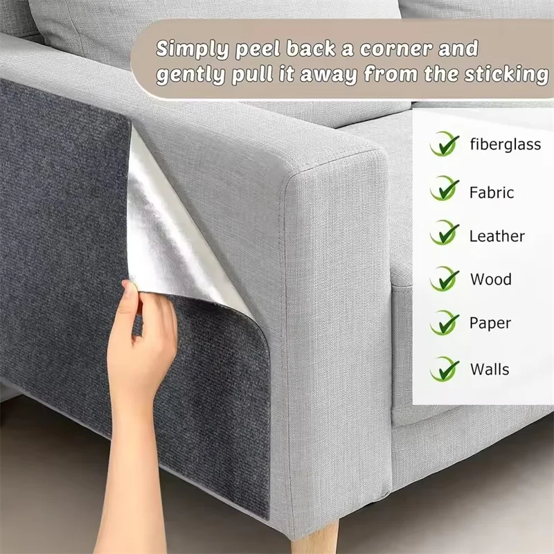 Cat Scratcher Sofa Protector Self Adhesive Carpet DIY Pad