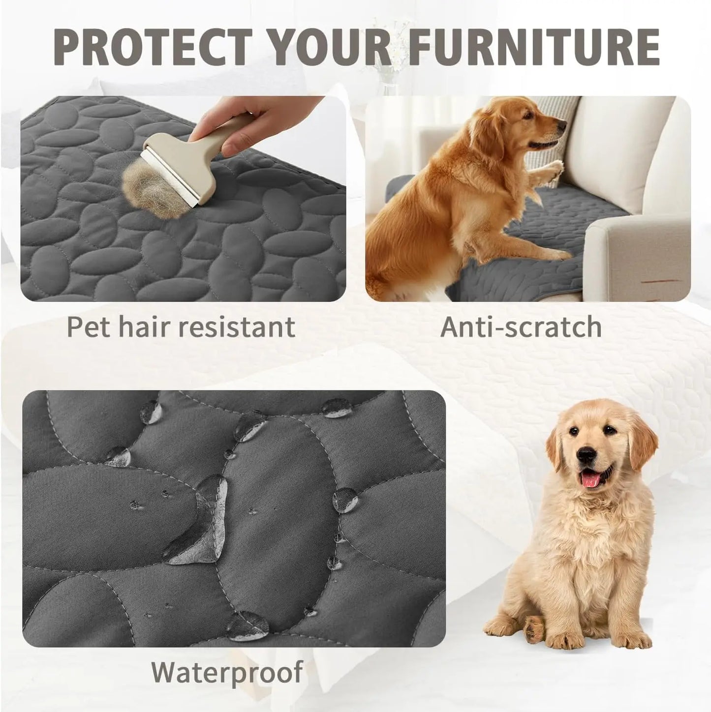 Waterproof Pet Sofa Cover Keeps Furniture Dry And Clean