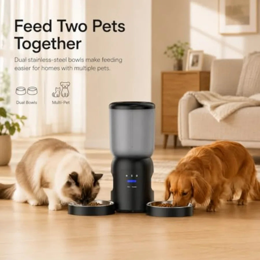 Smart Pet Feeder With 2K AI Camera And WiFi Control