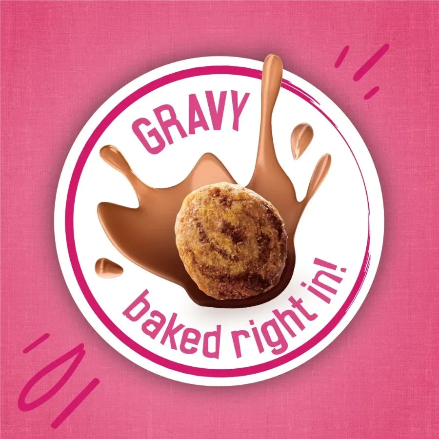Gravy Swirlers Dry Cat Food Chicken Salmon And Gravy