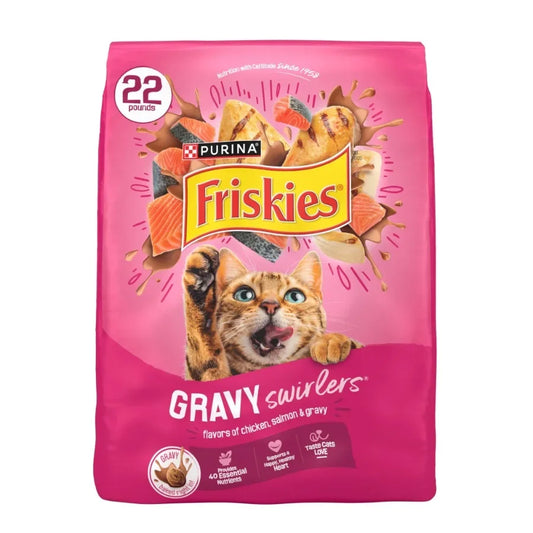 Gravy Swirlers Dry Cat Food Chicken Salmon And Gravy