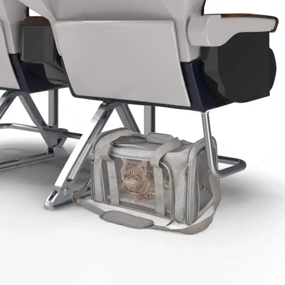TSA Airline Approved Soft Sided Cat Carrier for Small Pets