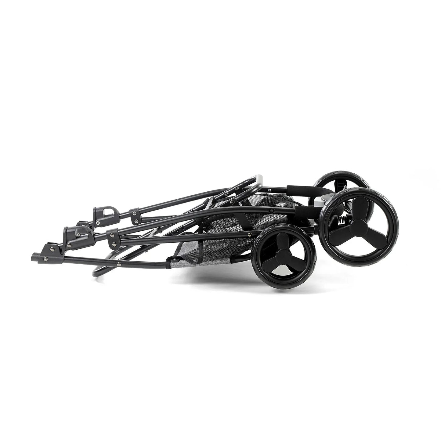 Three In One Foldable Pet Stroller With Removable Carrier All Terrain Waterproof