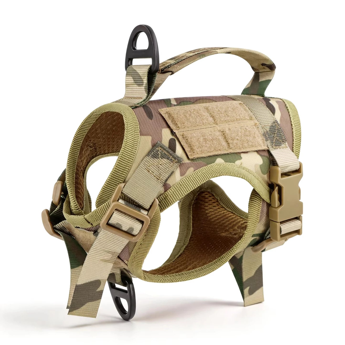 Tactical Cat Harness And Leash Set Adjustable Escape Proof Mesh