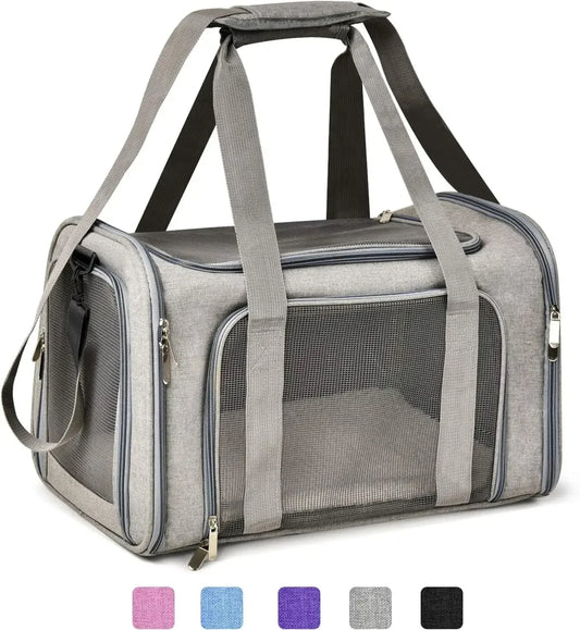 TSA Airline Approved Soft Sided Cat Carrier for Small Pets