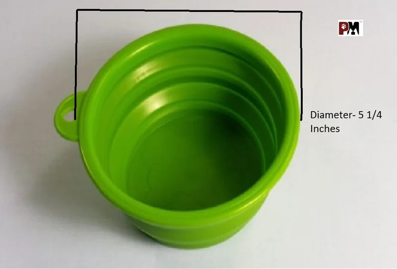 Travel Collapsible Dog Bowl Cat Feeding Cup BPA Free