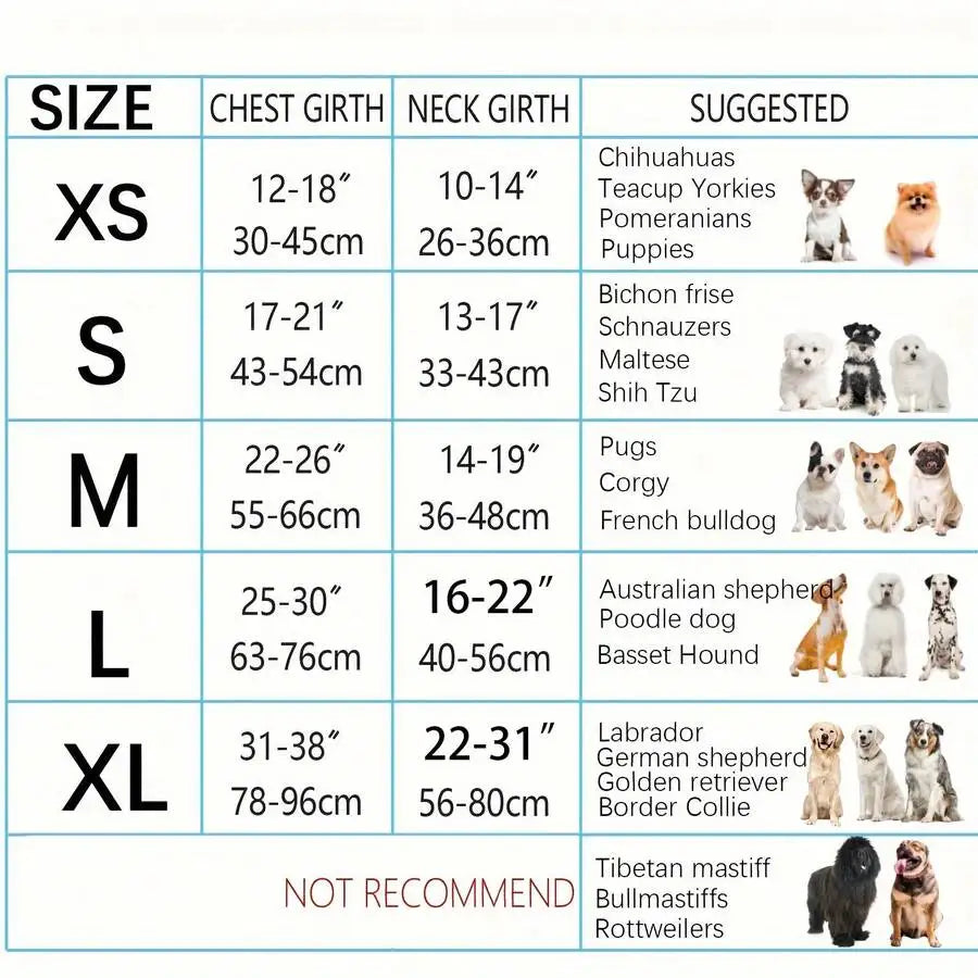 No-Pull Dog Harness With Dual Leash Clips Adjustable Padded Vest