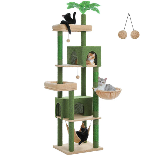 PAWZ Road Multi-Level Cat Tree Indoor Tower With Scratching Posts