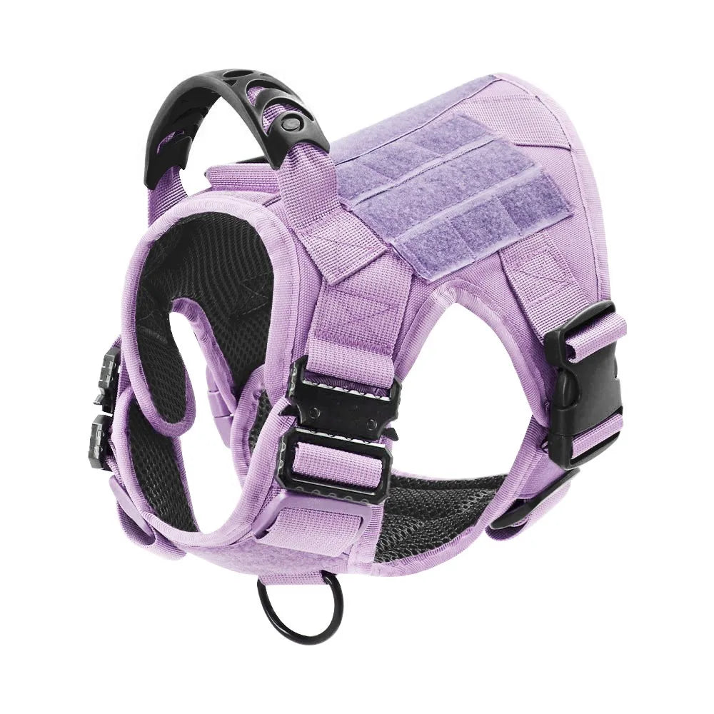 Military Camouflage Dog Harness Tactical Adjustable Vest for Training