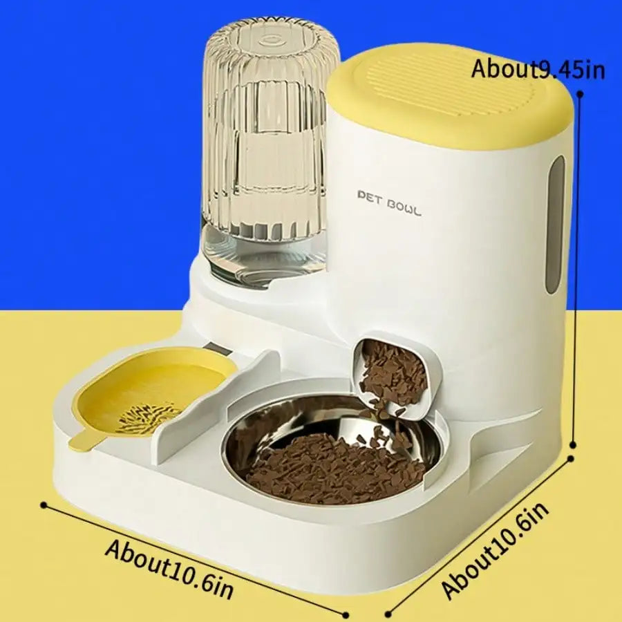 2 In 1 Automatic Pet Feeder And Water Dispenser Detachable