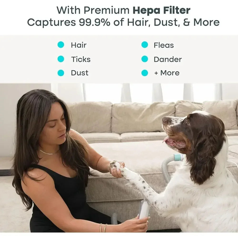 7 In 1 Pet Grooming Vacuum Kit For Cats And Dogs Plus