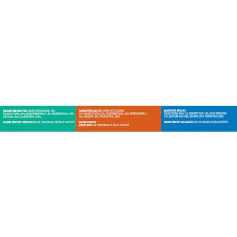 Paté And Shreds Wet Cat Food Variety Pack Seafood And Poultry