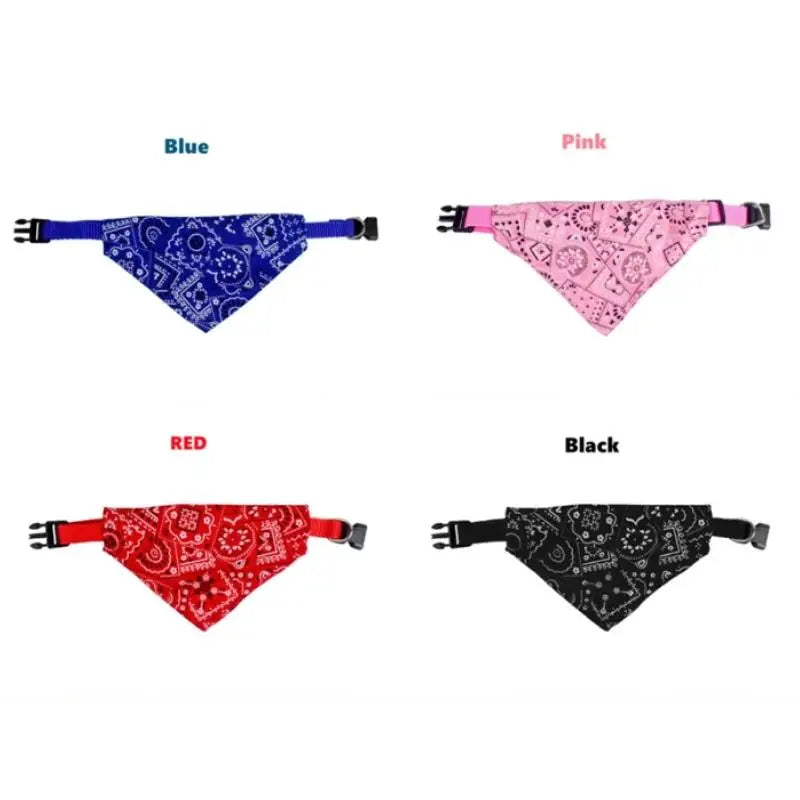 Cat Collar Adjustable Necktie Scarf Bandana For Pets