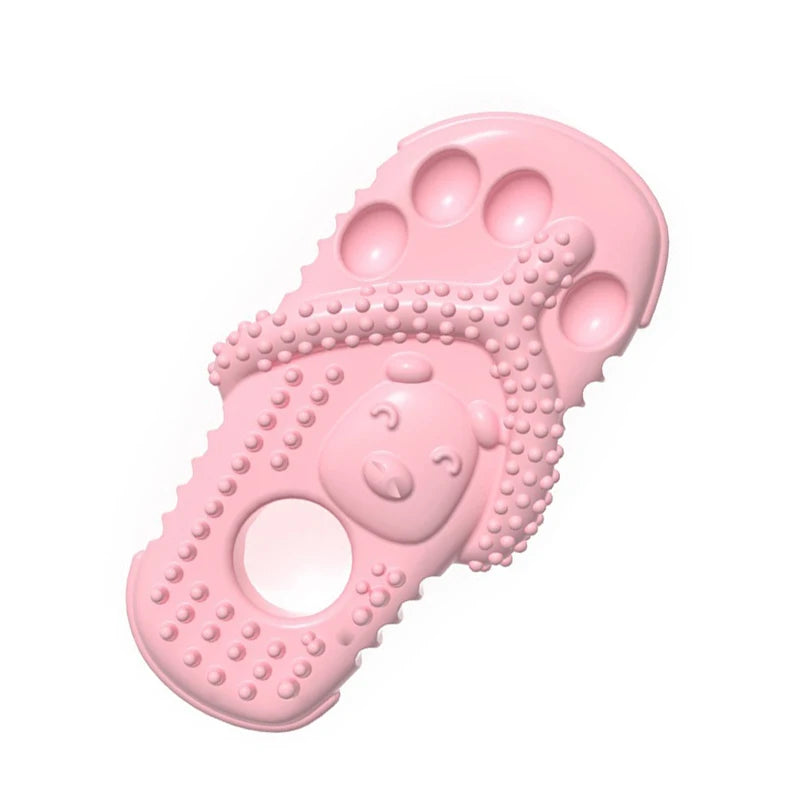 Soft Dog Chew Toys Rubber Bone For Training Molars