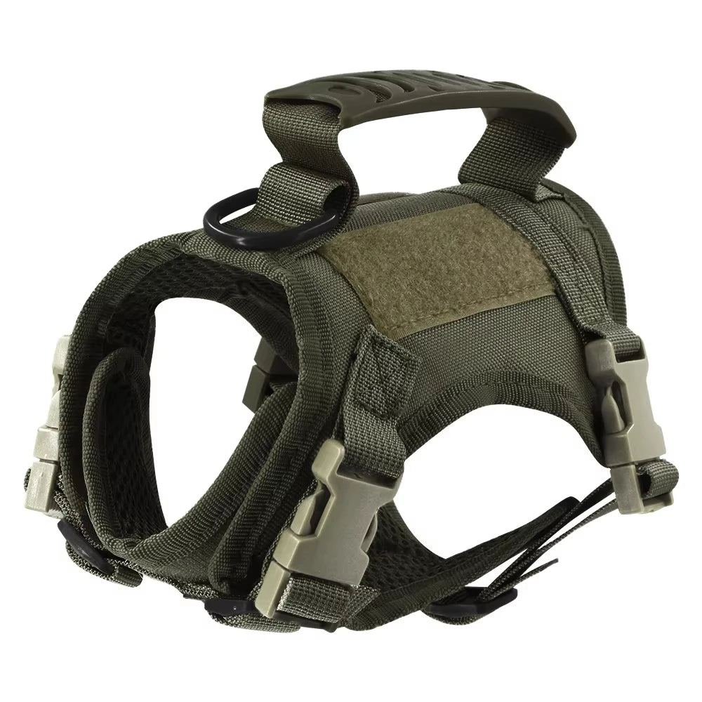 Cat Harness And Leash Set With Handle Adjustable Pet Vest