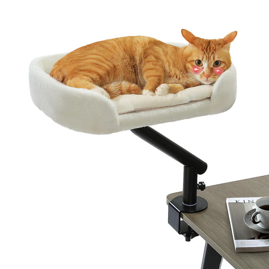 PAWZ Road Cat Desk Bed 360 Degree Rotatable Stand With Adjustable Hammock