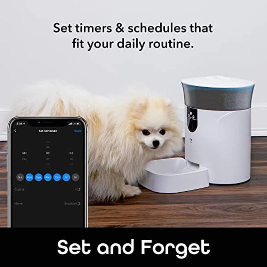 Automatic Pet Feeder With Camera And Timer For Alexa Google