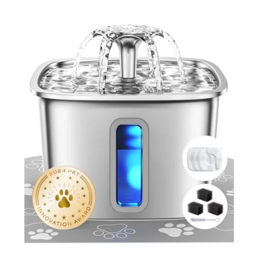Innovation Award Winner Stainless Steel Cat Water Fountain