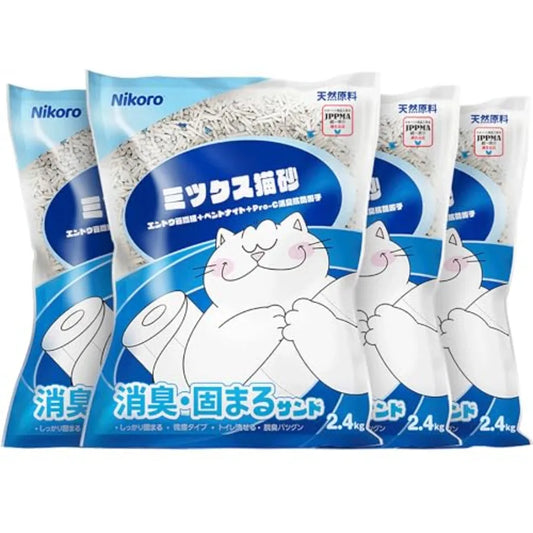 Tofu Cat Litter Odor Control Bentonite Unscented Ultra Absorbent Water Flushable