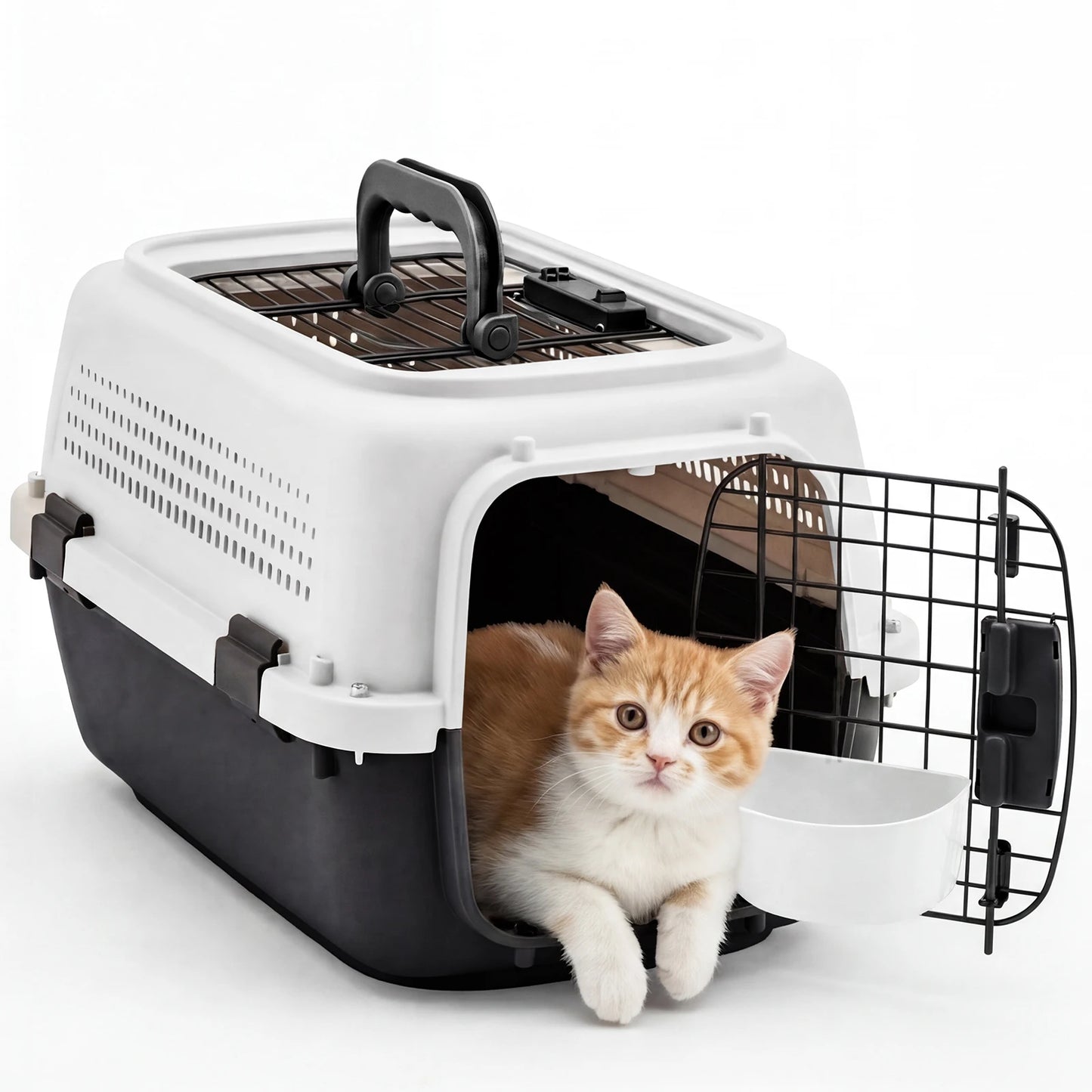 JHK Pet Carrier for Small Dogs and Cats Security Latches