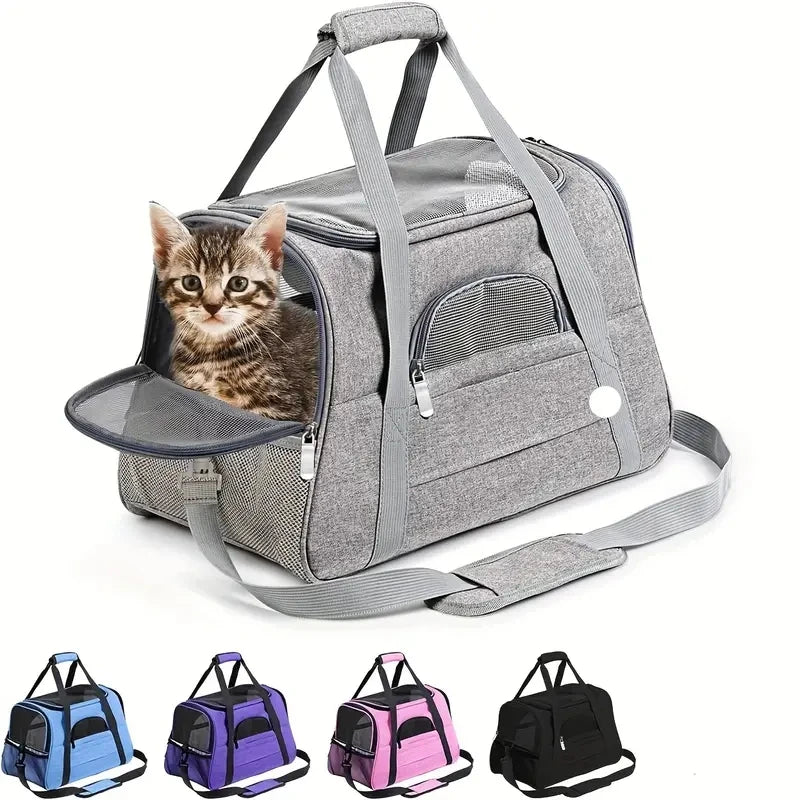Soft Sided Cat Carrier For Large Medium Cats And Puppies