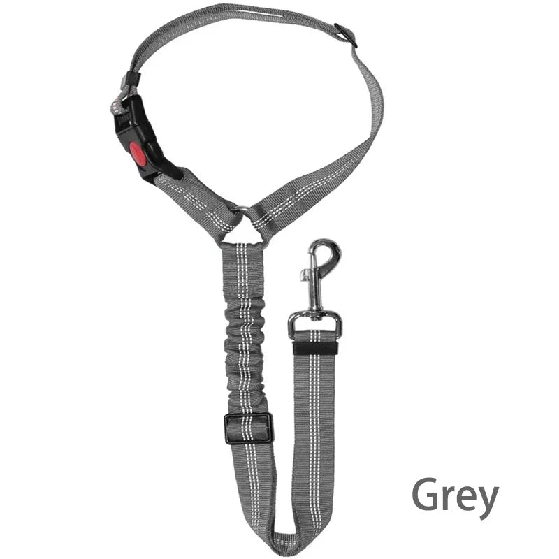 Two In One Pet Car Seat Belt Harness Leash Backseat