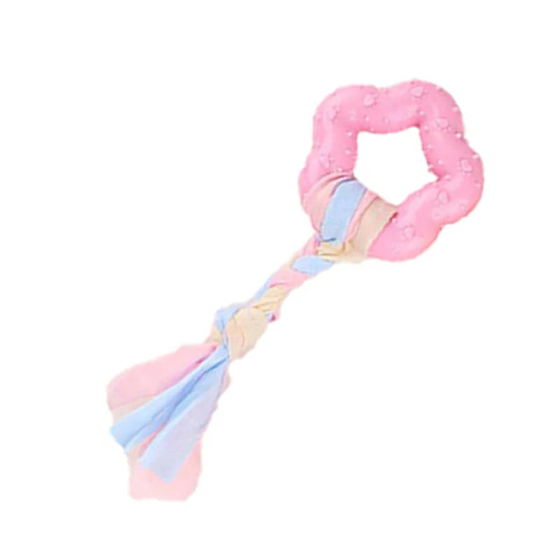 Soft Dog Chew Toys Rubber Bone For Training Molars